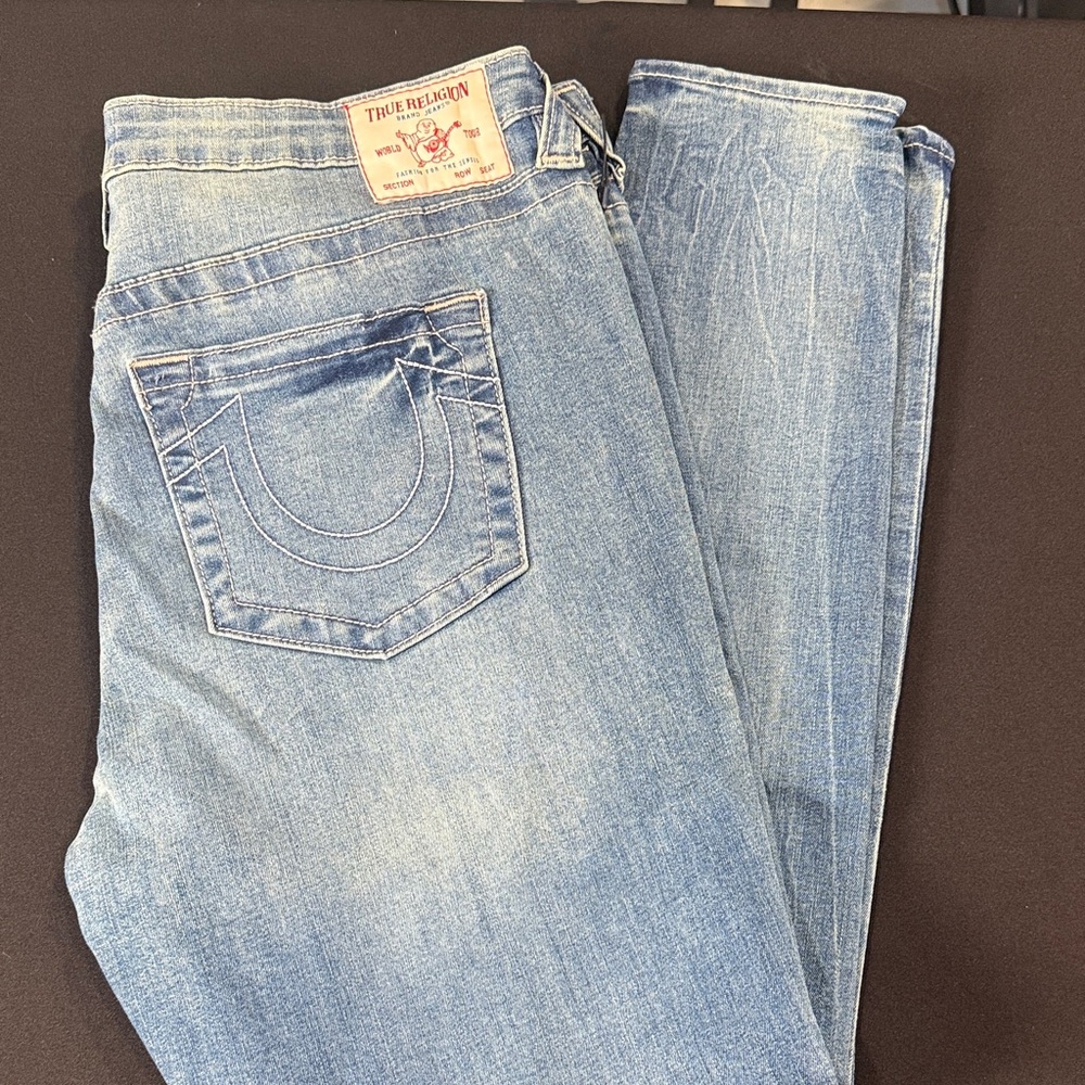 True Religion Women's Light Blue Skinny Jeans
